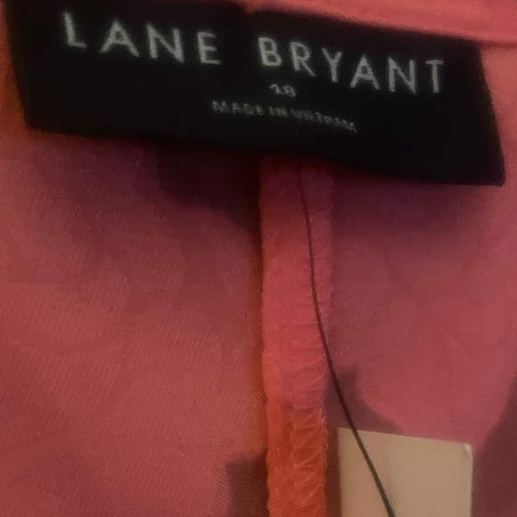 Lane Bryant Size 18 Contemporary Feminine Print Sheer Classic Crop Wrap Top NWT - Picture 3 of 9